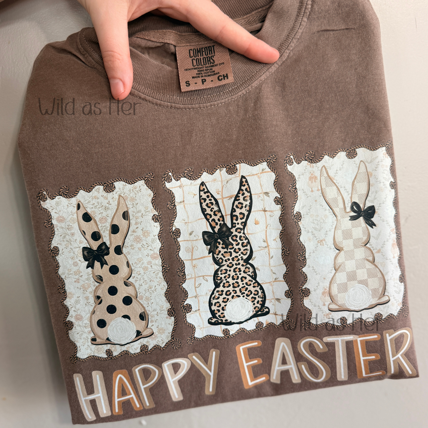 Happy Easter Multiprint Bunny Trio