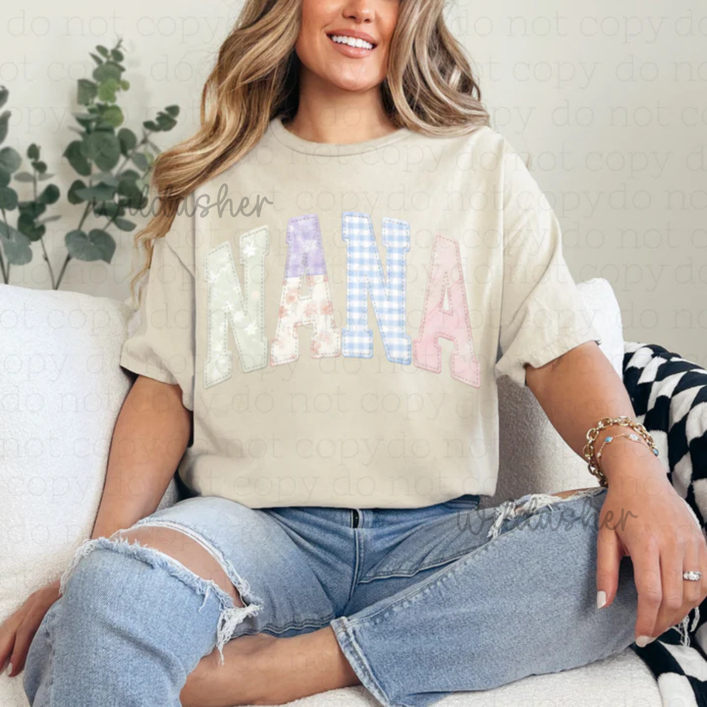 NANA Spring Patchwork Varsity