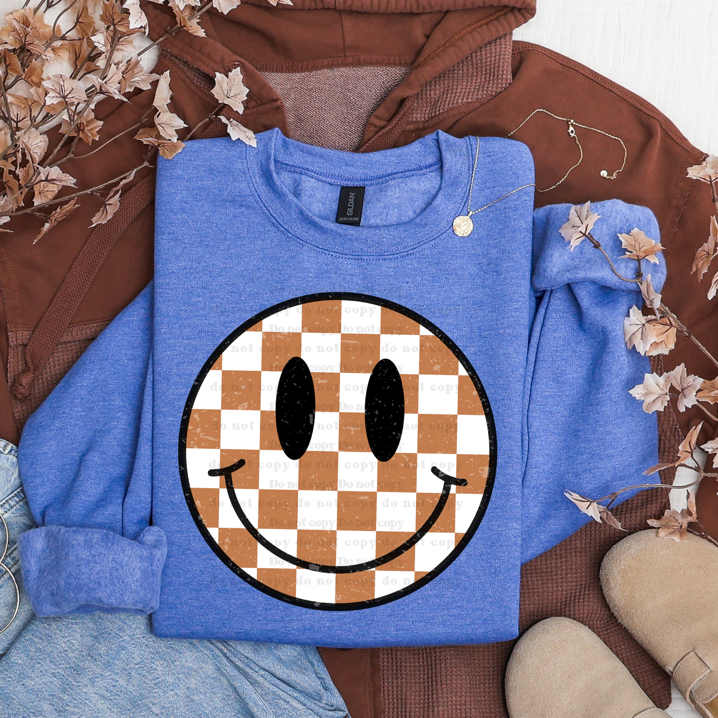 Brown Checkered Smile