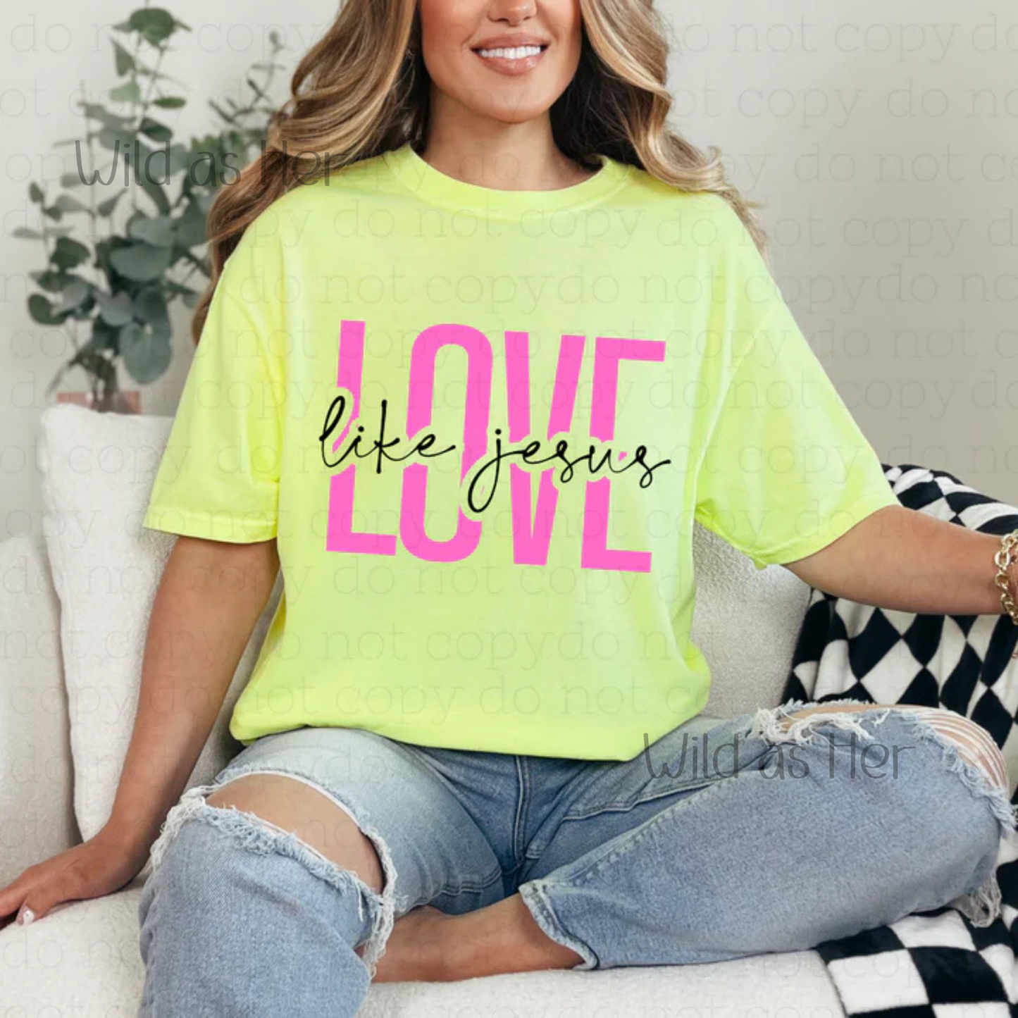 Love Like Jesus. pink