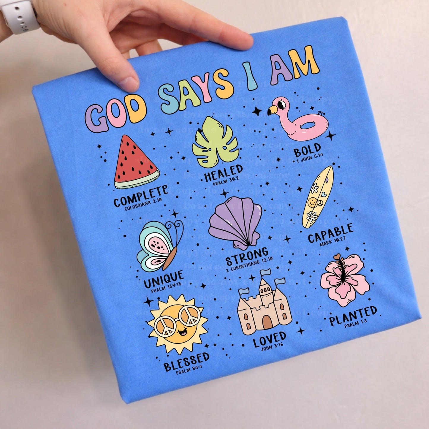 God Says I am - beachy