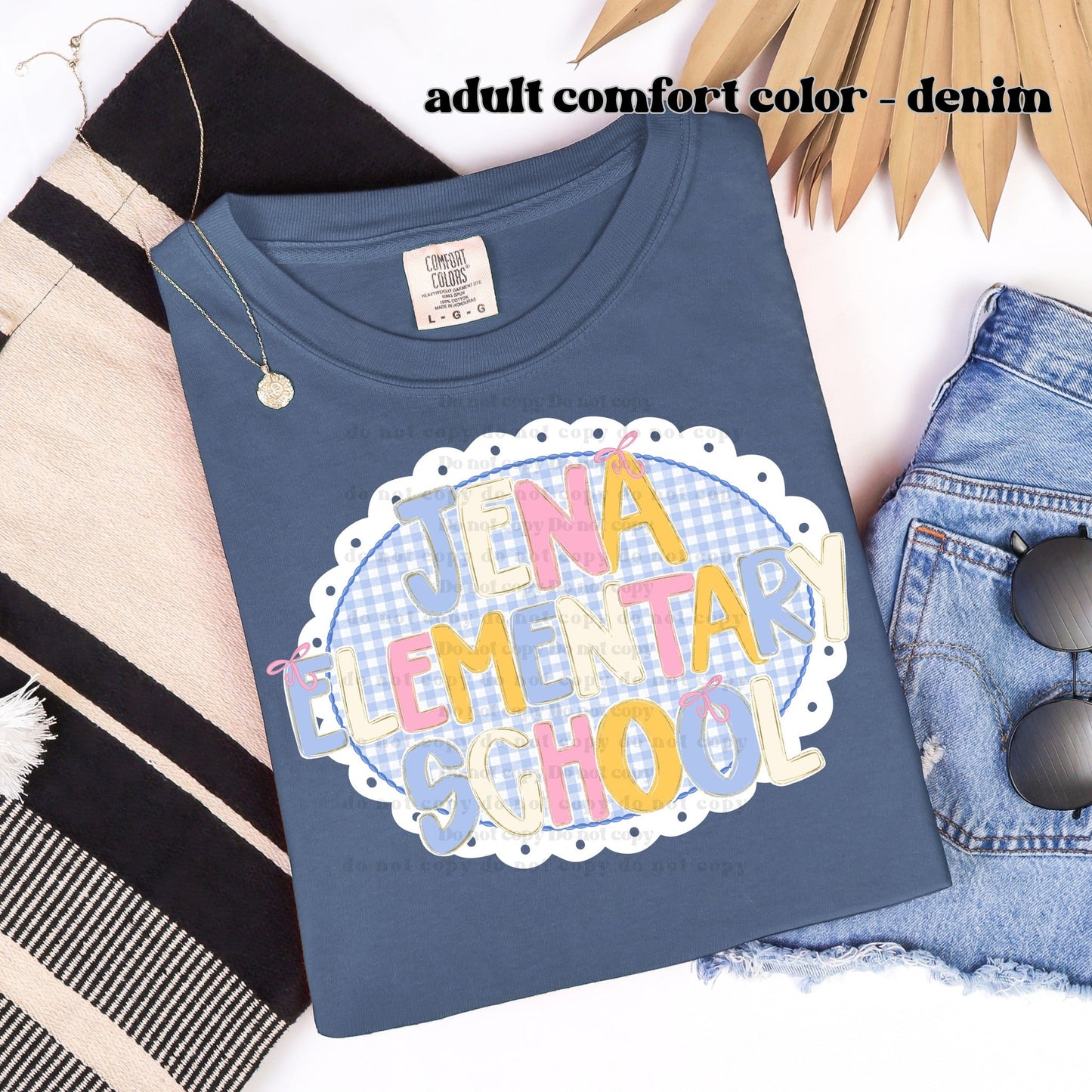 Spring gingham outline alpha CUSTOM