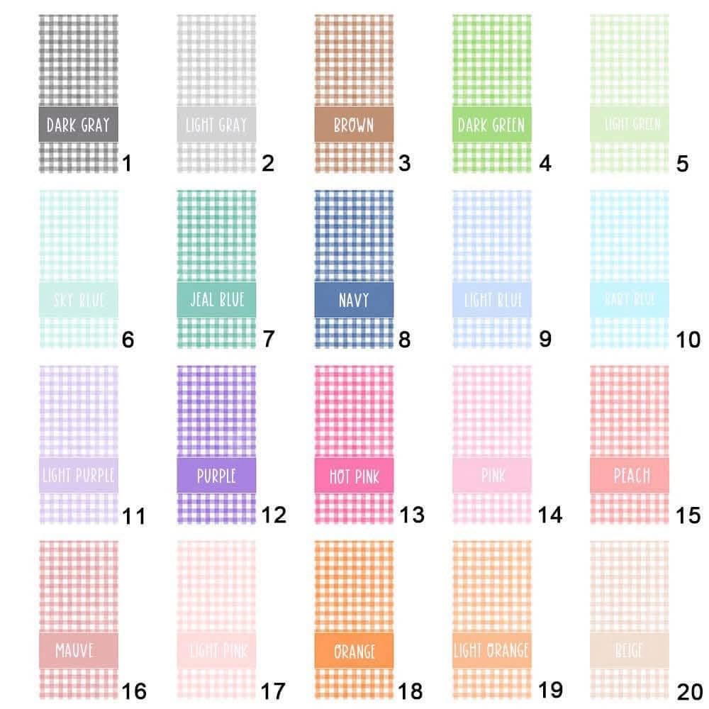 Custom Gingham Towel