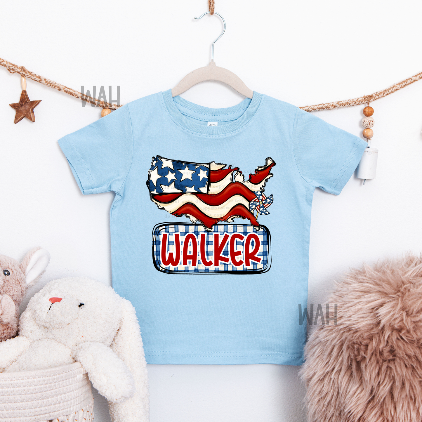 Boy map nameplate