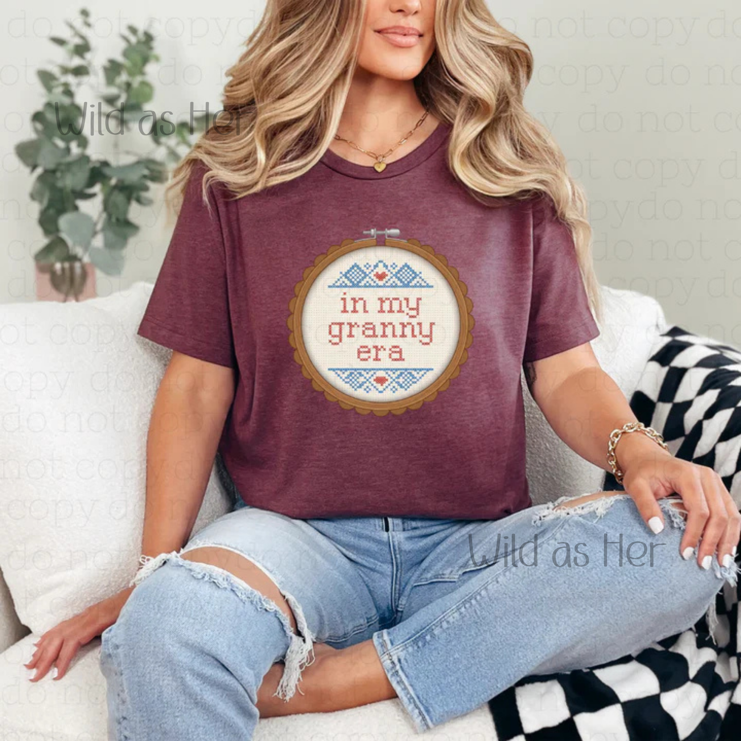 Granny Era, cross stitch