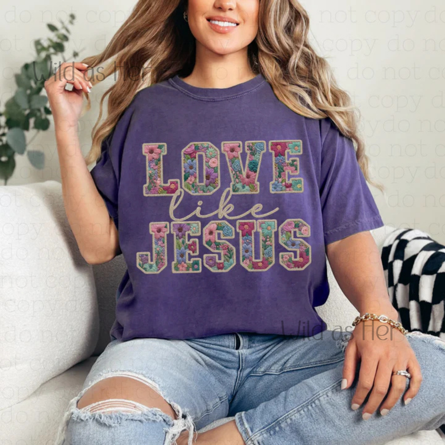 Love like Jesus Floral