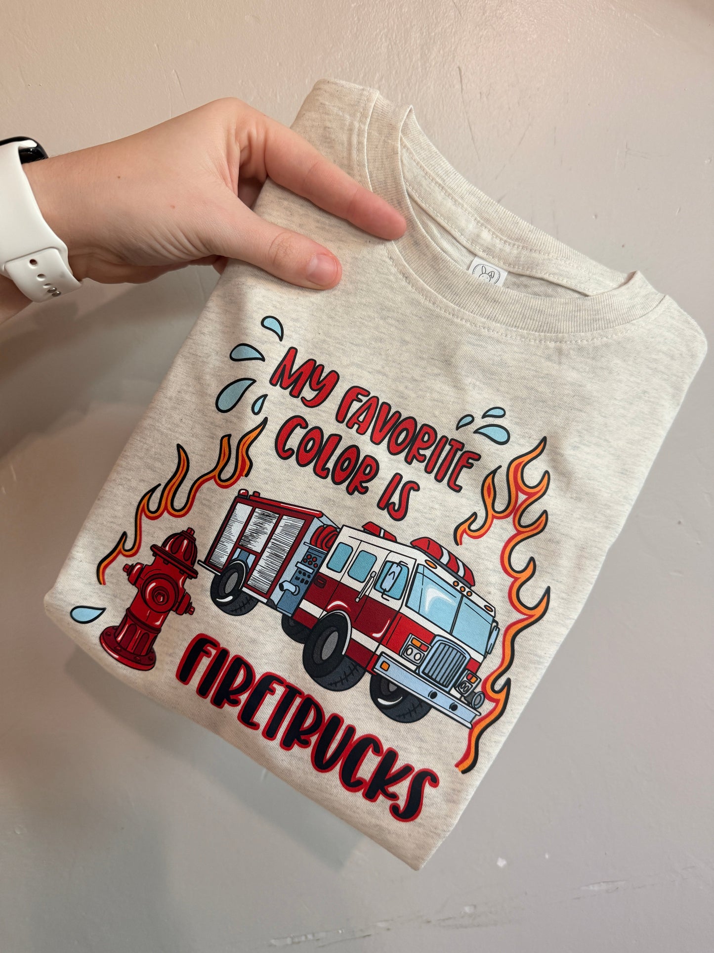 Favorite Color is Firetrucks