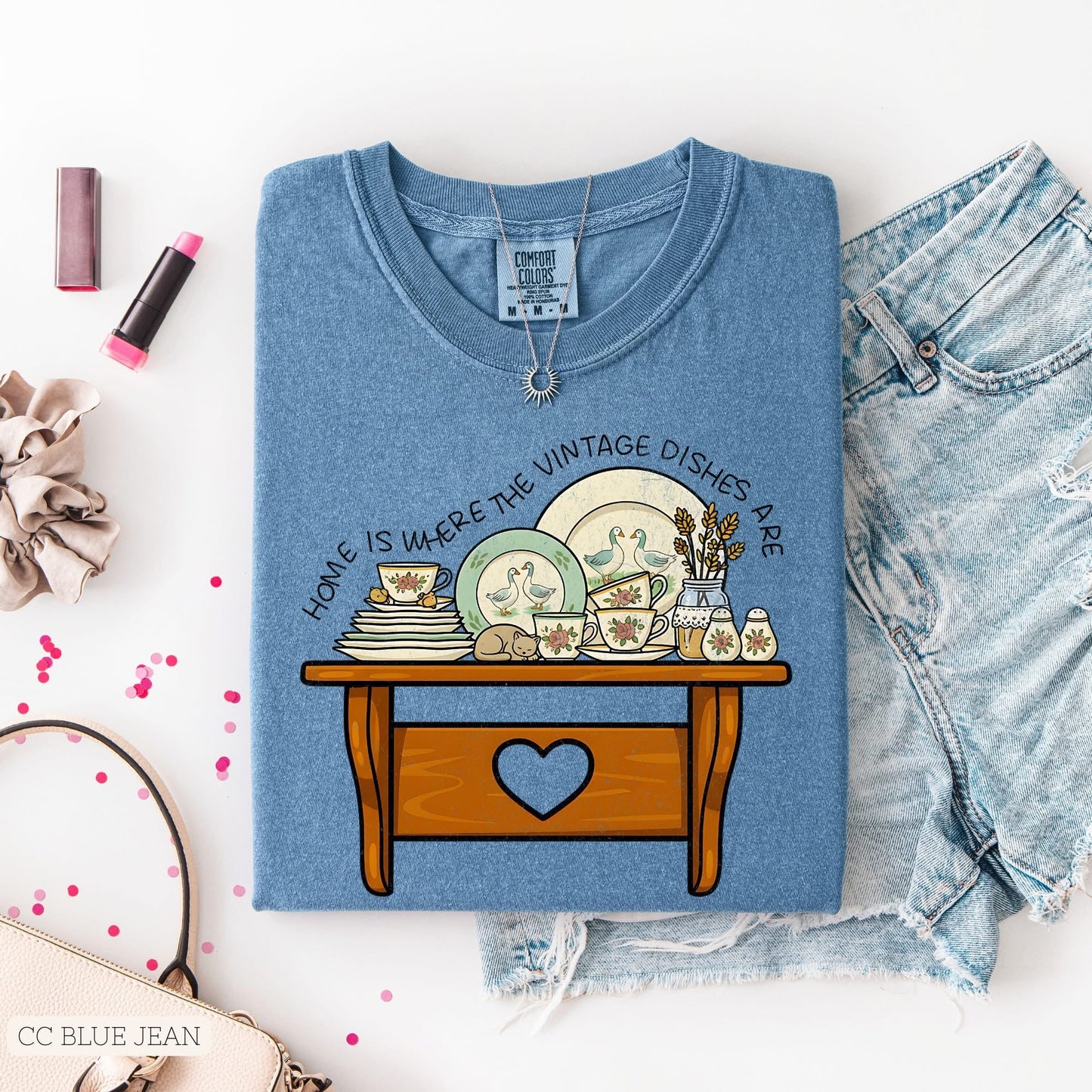 Home is where the vintage dishes are