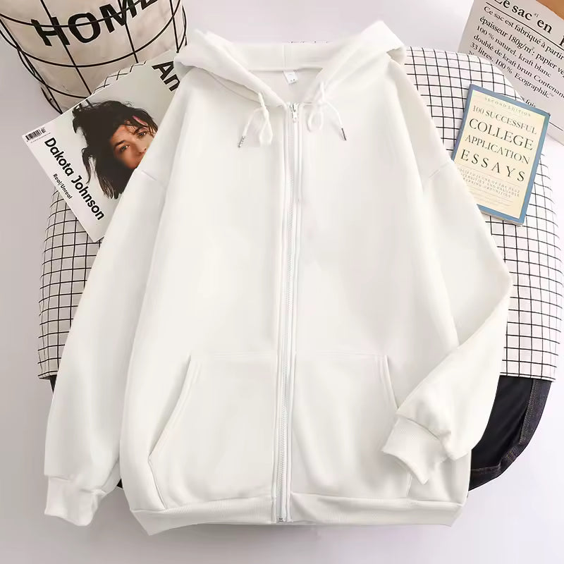 Plain Zipper Jacket