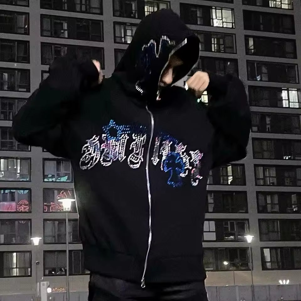 Blessed Cross Rhinestone Jacket