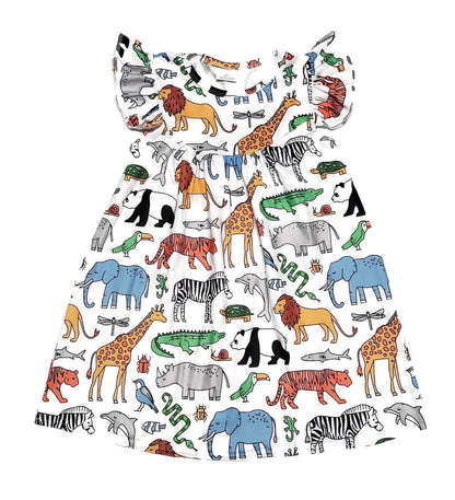 Zoo Animals Milk Silk Flutter