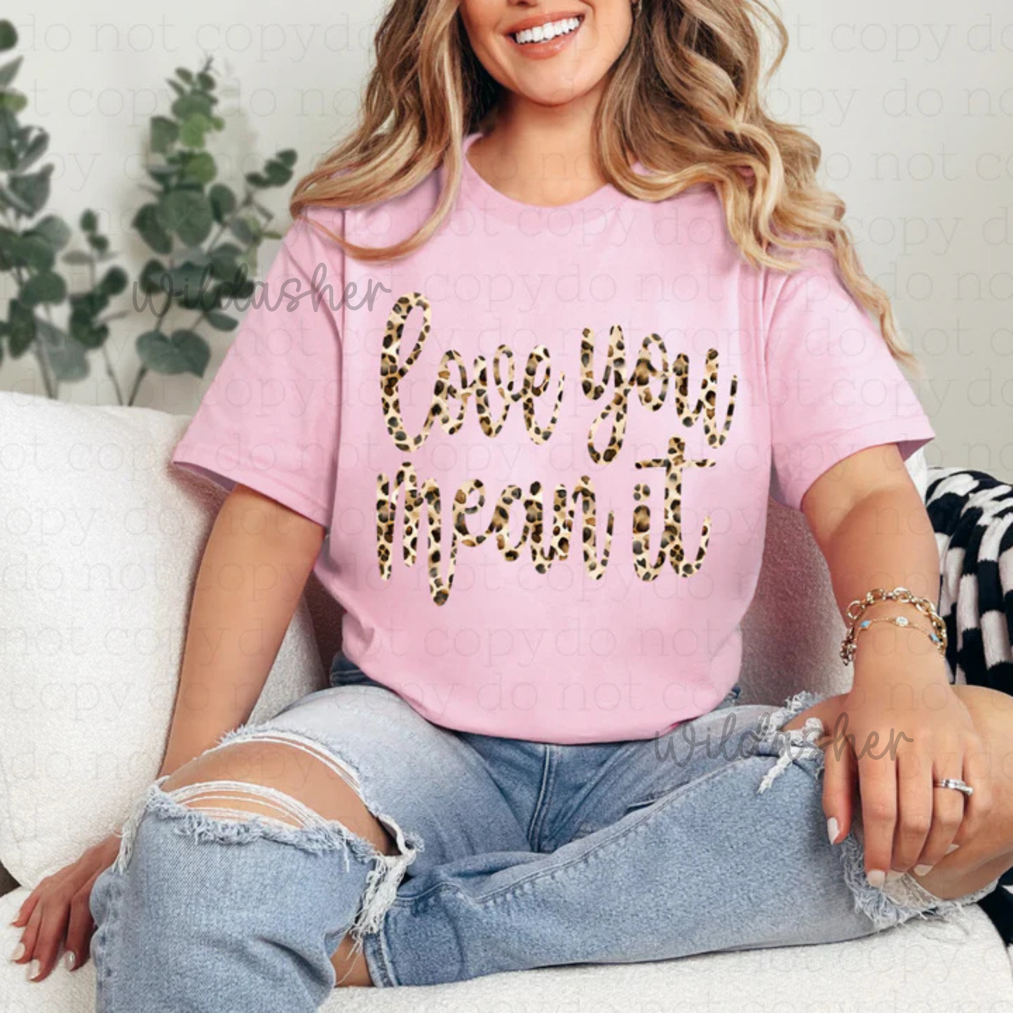 Love you, Mean it leopard