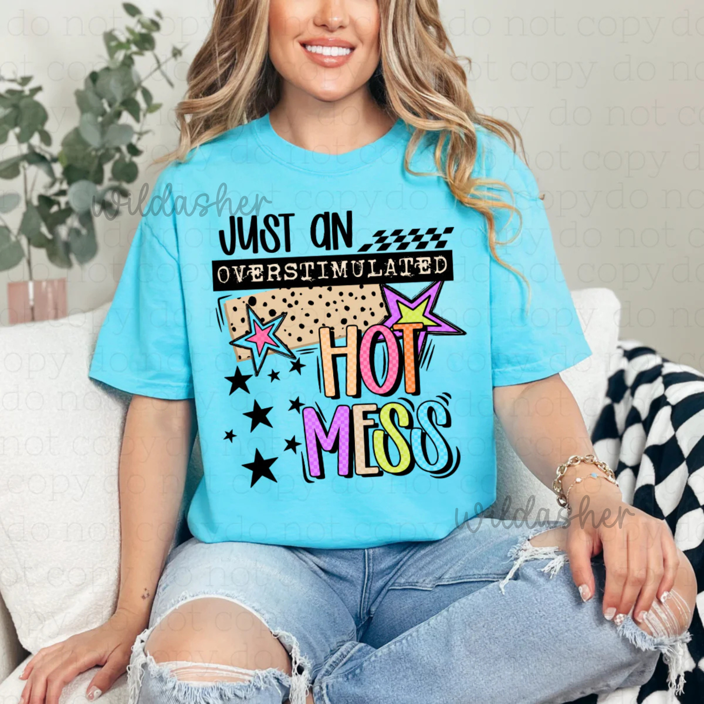 Just an overstimulated hot mess