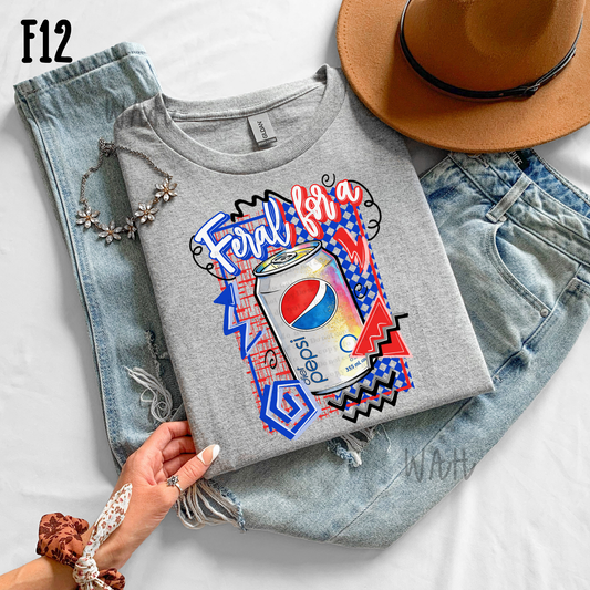Feral for a diet Pepsi