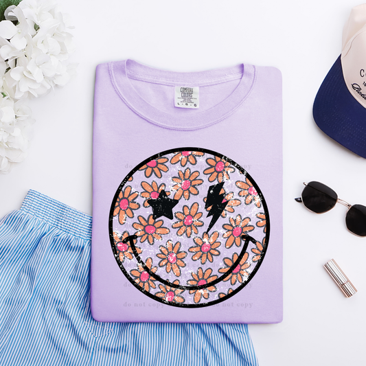 Floral Print Smile