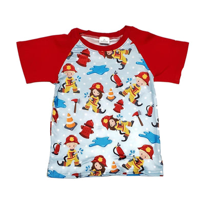 Firefighter Milk Silk Raglan