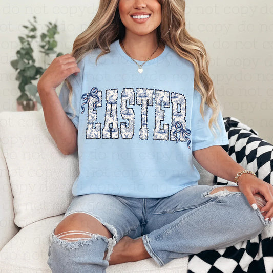 Varsity Easter - Blue Floral