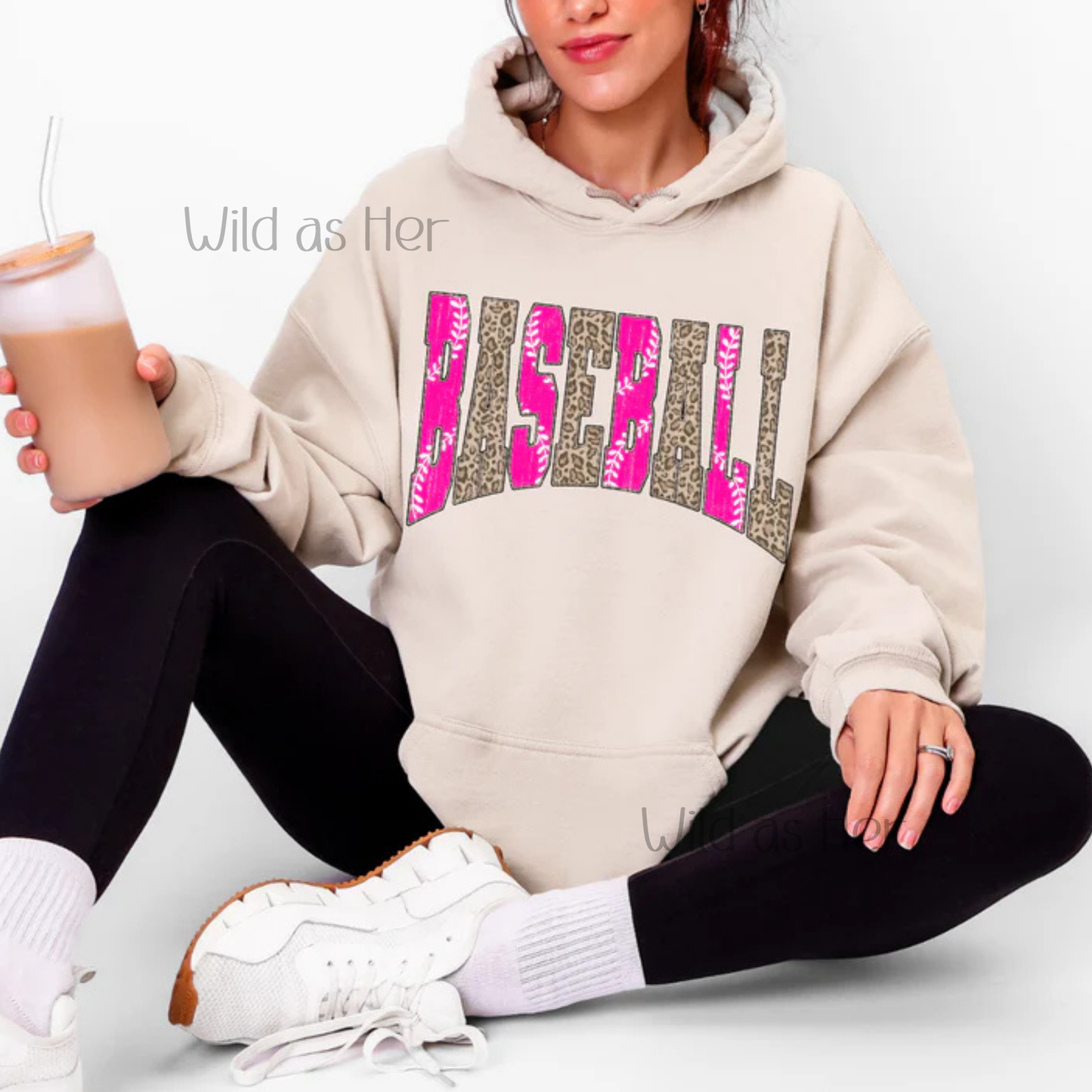 Baseball - Pink and Leopard