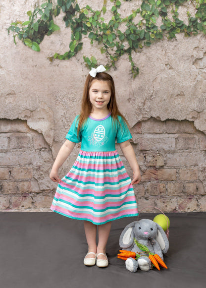 Eggcelent Short Sleeve Milk Silk Dress