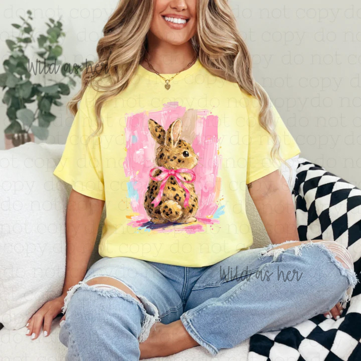 Leopard Painted bunny