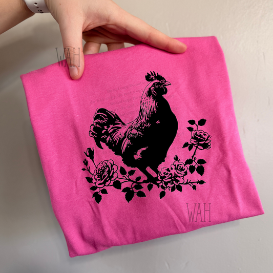 Floral Chicken