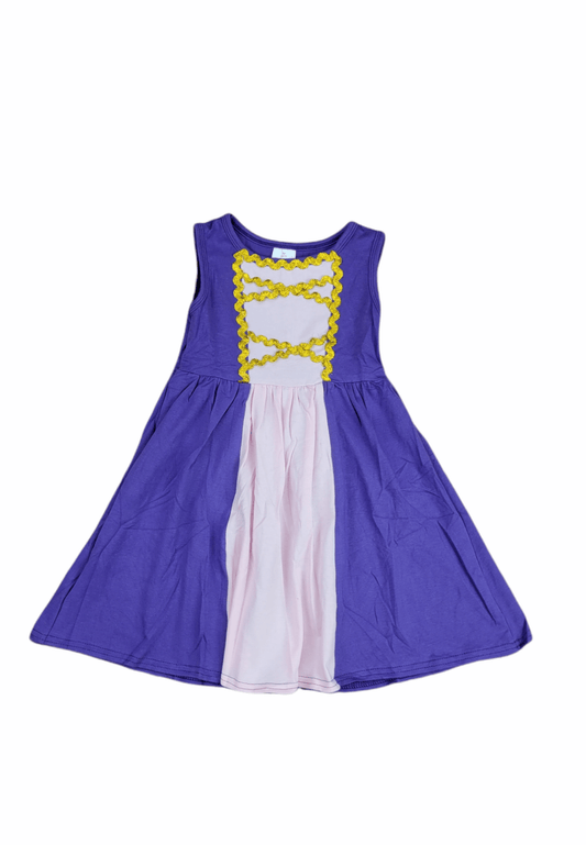 Golden Haired Princess Inspired Dress