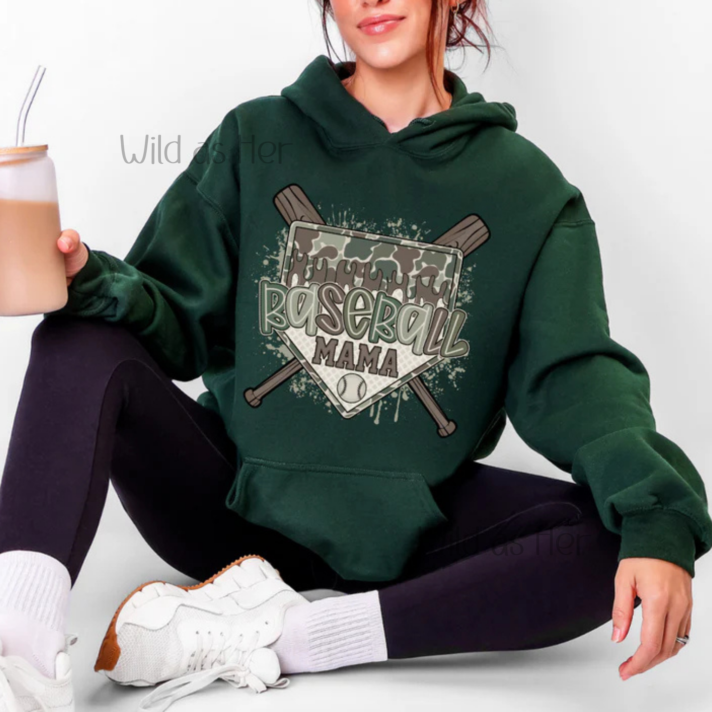 Camo Baseball Mama