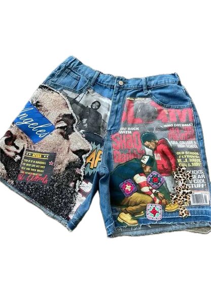 Reconstructed Canvas Shorts