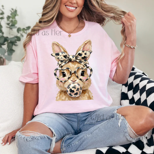 Cheetah Bubble Gum Bunny