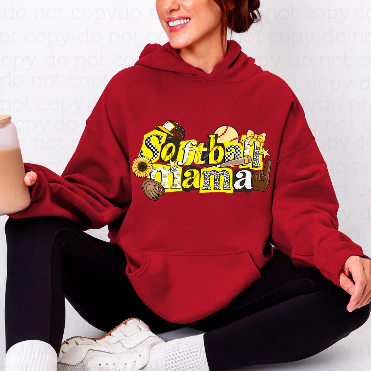 Softball Mama Scrapbook Letters