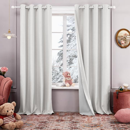 Blackout Thermal Insulated Curtains, 2 Panels