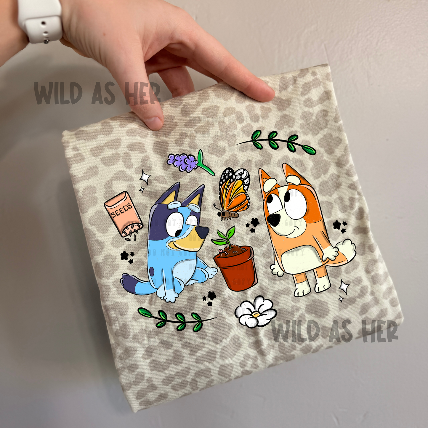 Bluey Spring Collage