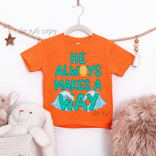 He always makes a way