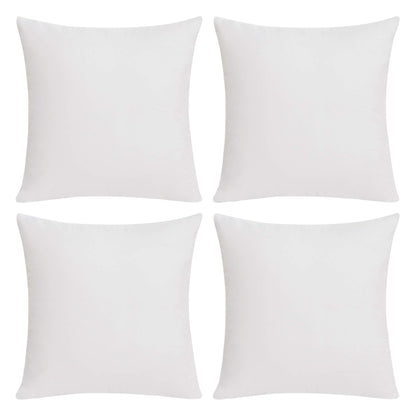 Decorative Linen Throw Pillow Covers, 18x18 Inch, 4 PCS