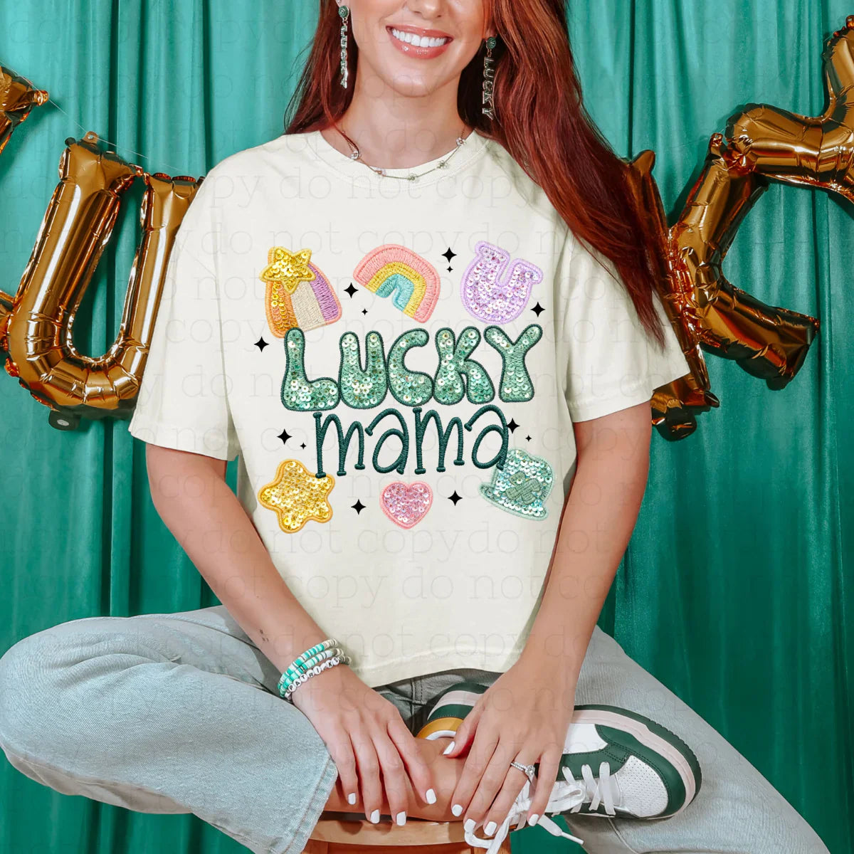 lucky MAMA - faux seqin