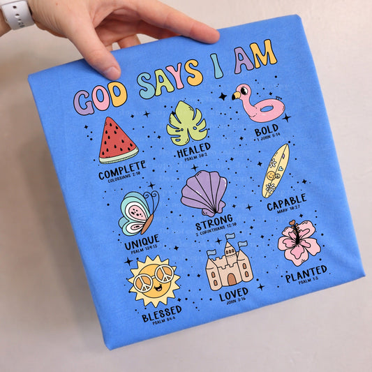 God Says I am - beachy