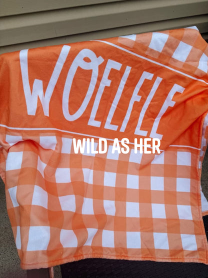 Custom Gingham Towel