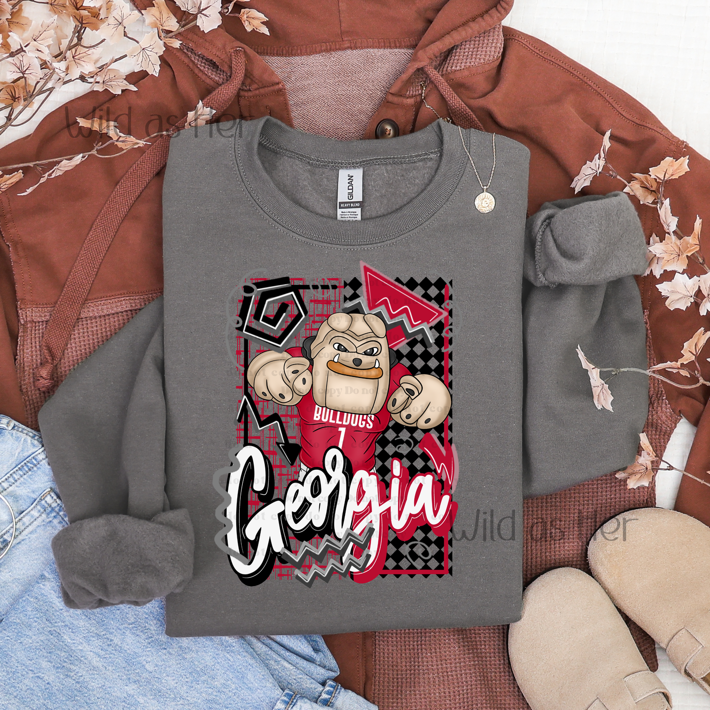 Retro mascots - Georgia