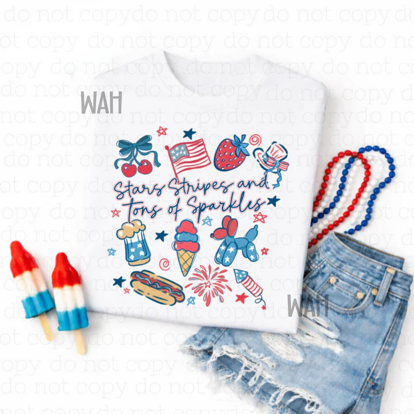 Star stripes, and tons of sparkles