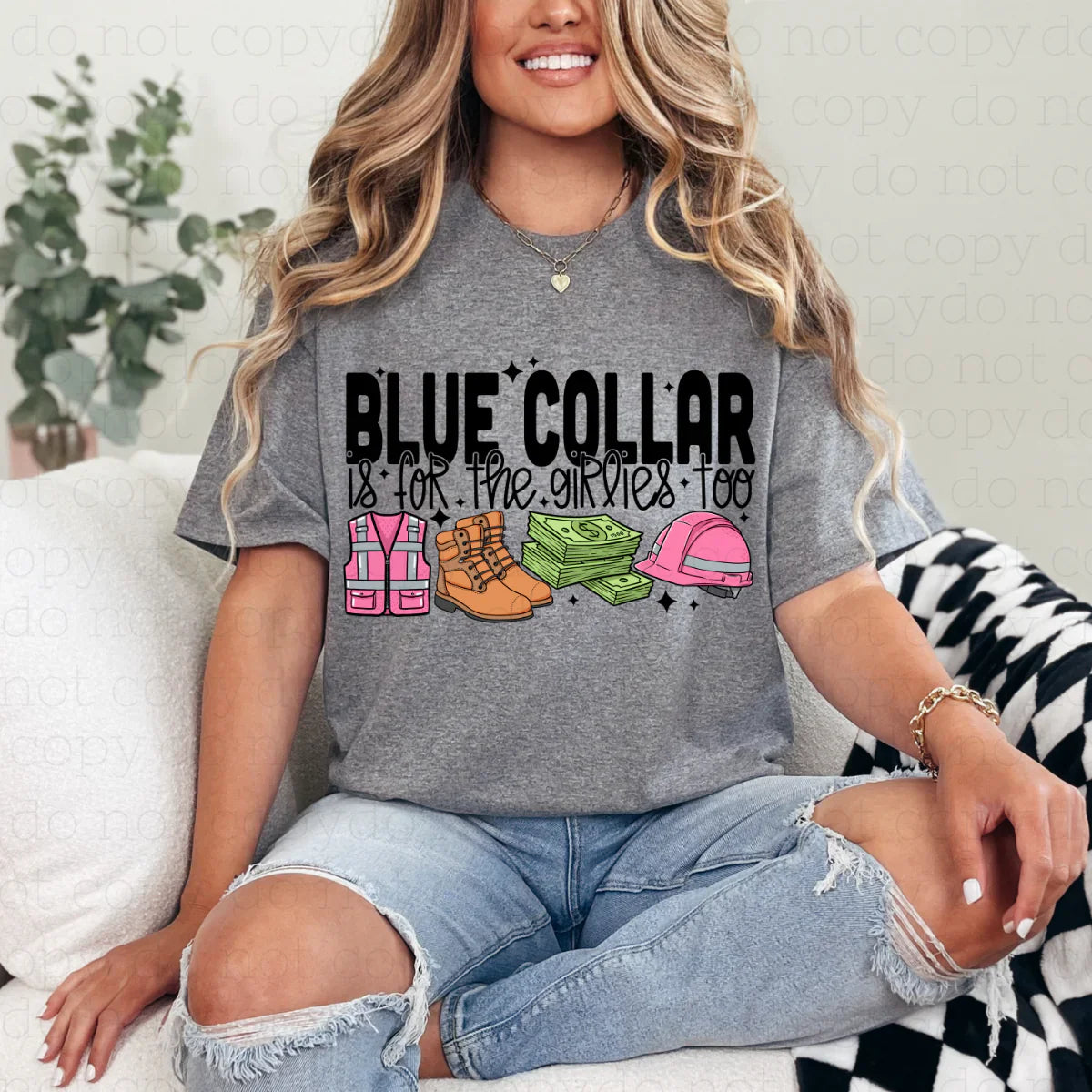 Blue Collar for the girls