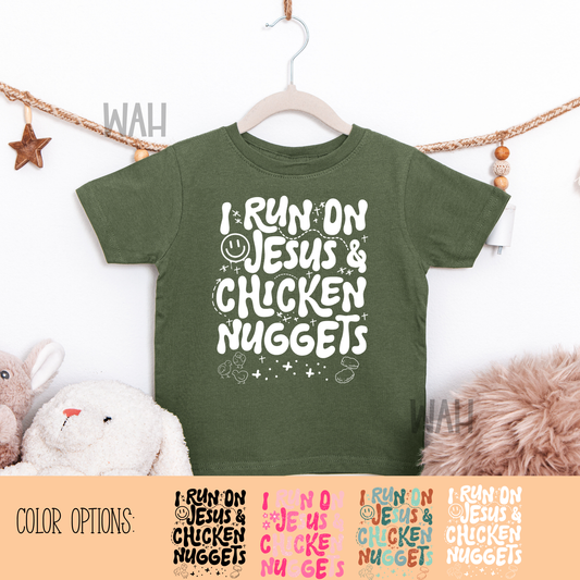 I run on Jesus and chicken nuggets