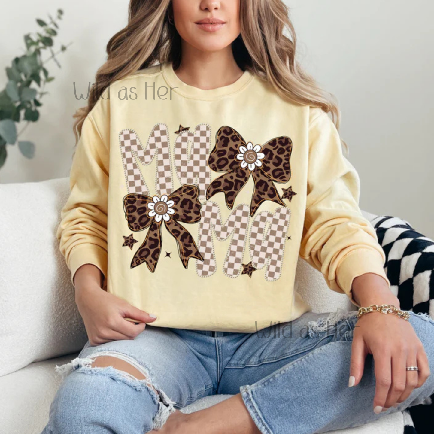 Mama Leopard Bows