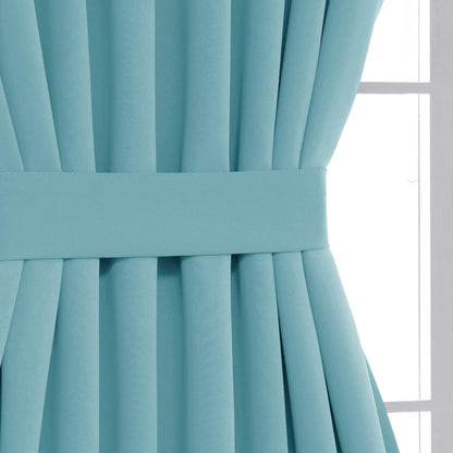 Thermal Insulated Blackout Drapes, 52x108 Inch, 2 Panels