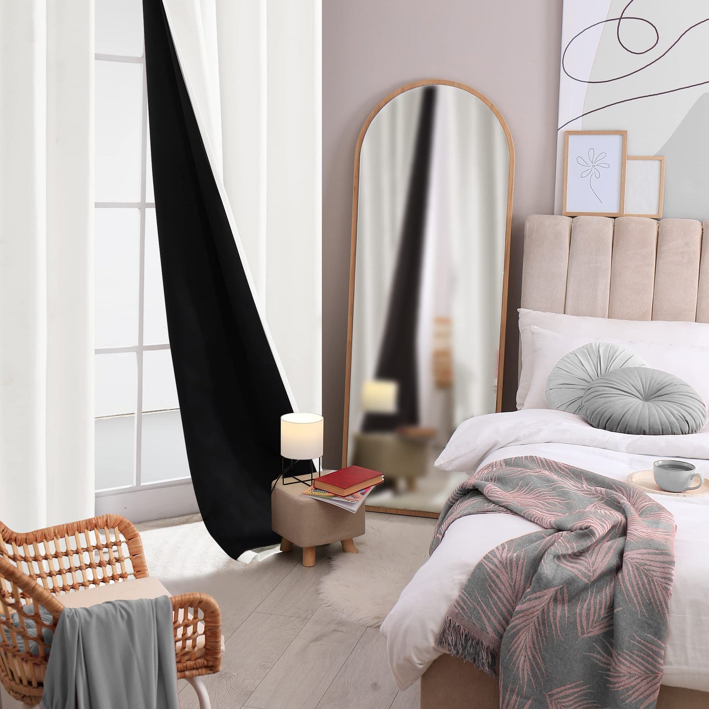 Thermal Insulated Blackout Drapes, 52x108 Inch, 2 Panels