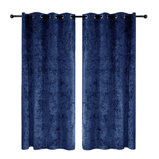Double Layer Velvet Door Curtain, 100% Blackout, 1 Panel