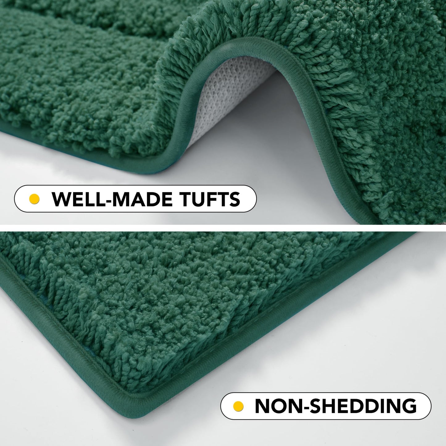 Quick Dry Plush Bathroom Rug