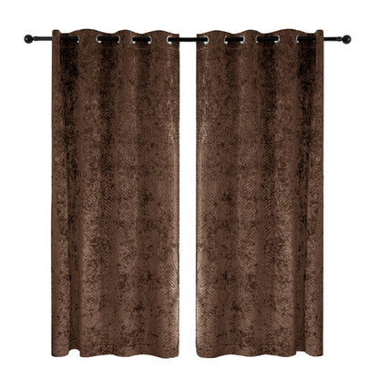 Double Layer Velvet Door Curtain, 100% Blackout, 1 Panel