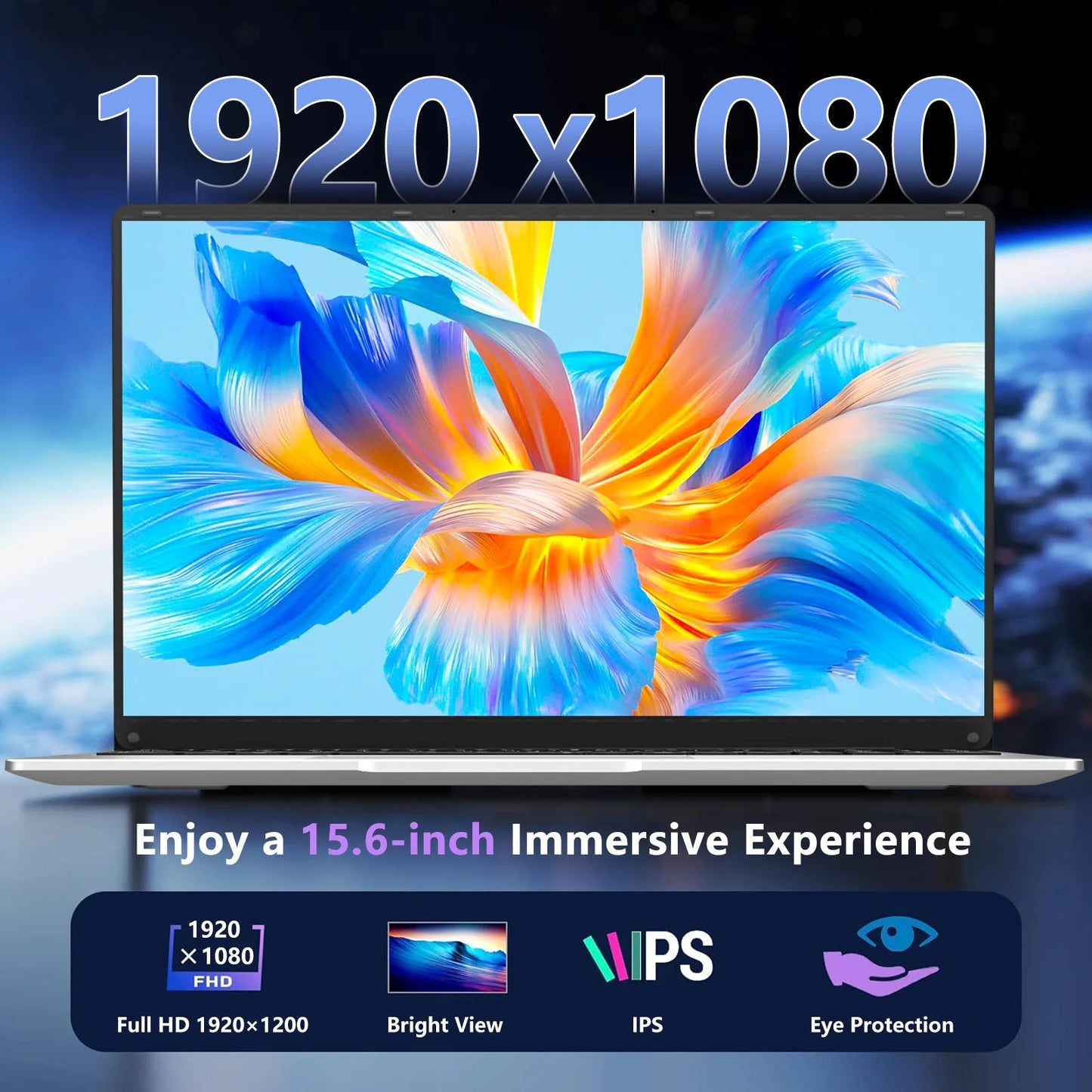 KUU 15.6-Inch Windows 11 Laptop with Intel Celeron, 8GB RAM, 256GB Storage for Students & Business