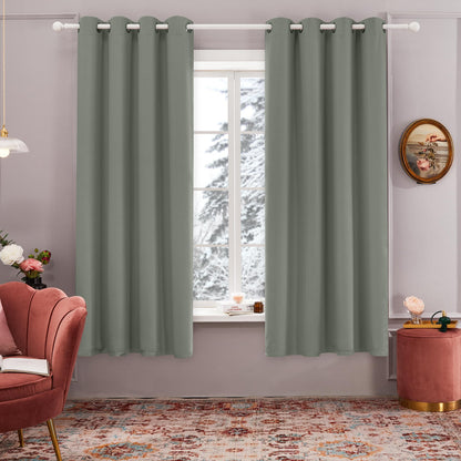 Blackout Thermal Insulated Curtains, 2 Panels