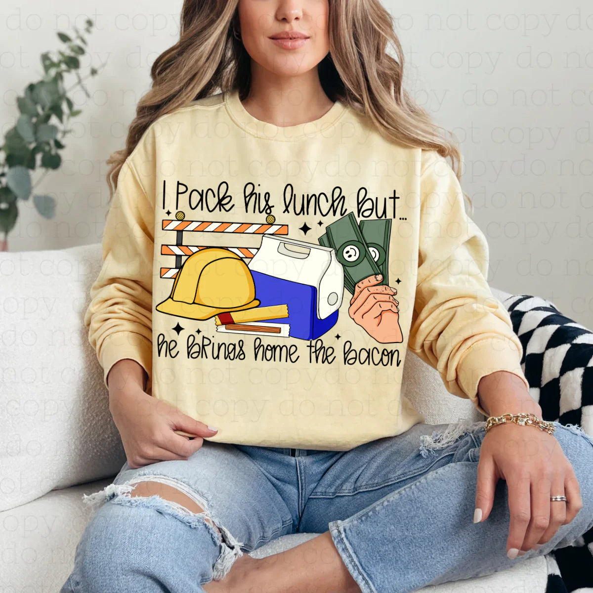 I pack his lunch, he brings home the bacon